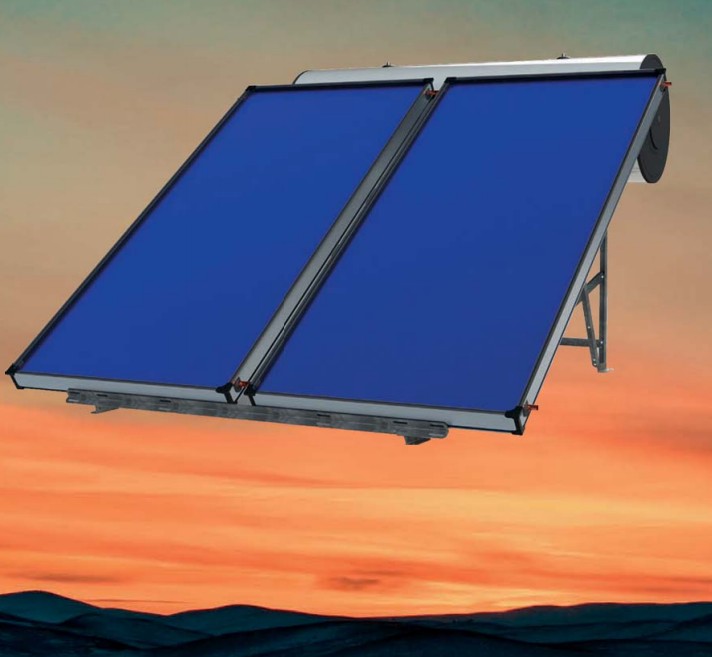 Система солнечного нагрева воды с плоскими коллекторами Ligero 300